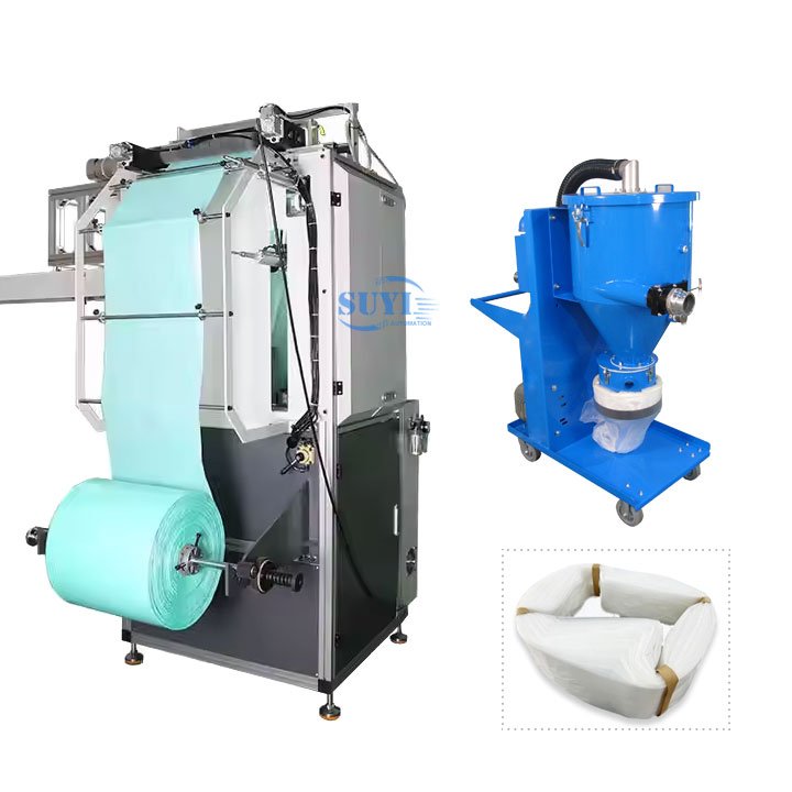 工业吸尘器连续集尘袋制袋机